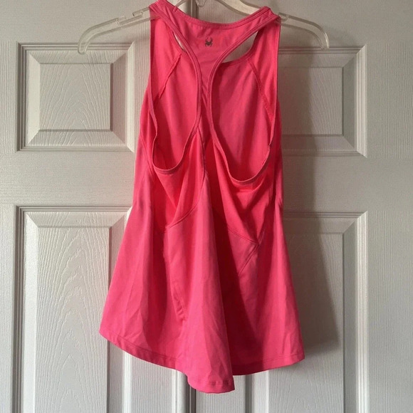 Spyder Active Womens Stretch Tank Top Sz M Sleeveless Stretch Pink Athleisure - Picture 4 of 10